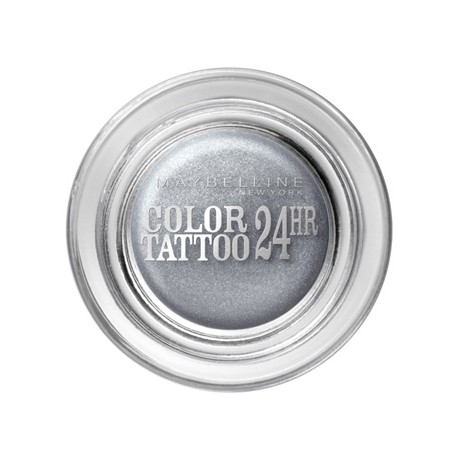 Тени для век кремово-гелевые 1-цветные Color Tattoo 24h 50 Серебро 9ml