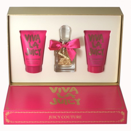 Juicy Couture Viva La Juicy / набор (edp 100ml+b/lot 125ml+sh/gel 125ml) для женщин