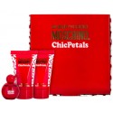 Moschino Cheap & Chic Chic Petals — набор (edt 4.9ml+b/lot 25ml+sh/gel 25ml) для женщин