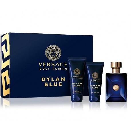 Versace Pour Homme Dylan Blue — мини набор (edt 5ml + sh/gel 25ml + ash/b 25ml) для мужчин