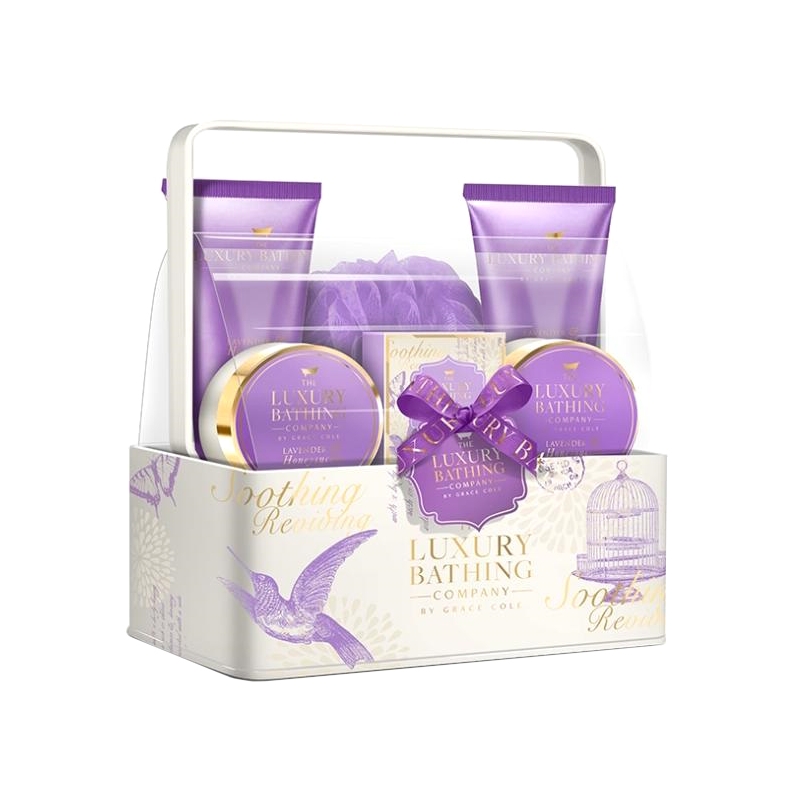 Набор Grace Cole Lavender & Honeysuckle Body & Soul / для женщин с ароматом лаванды и жимолости