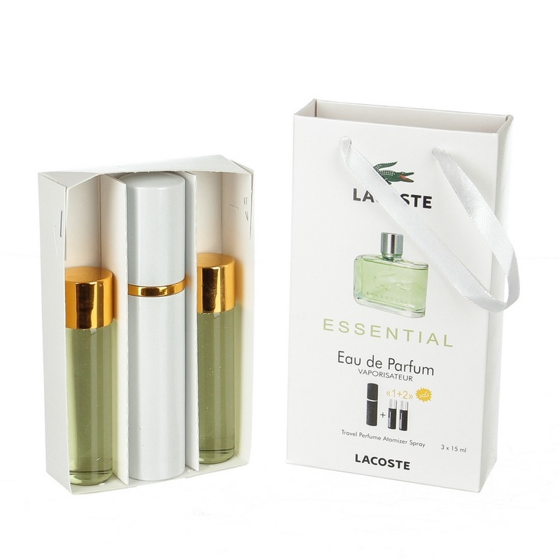 Lacoste Essential / духи с феромонами 45ml (3x15) для мужчин