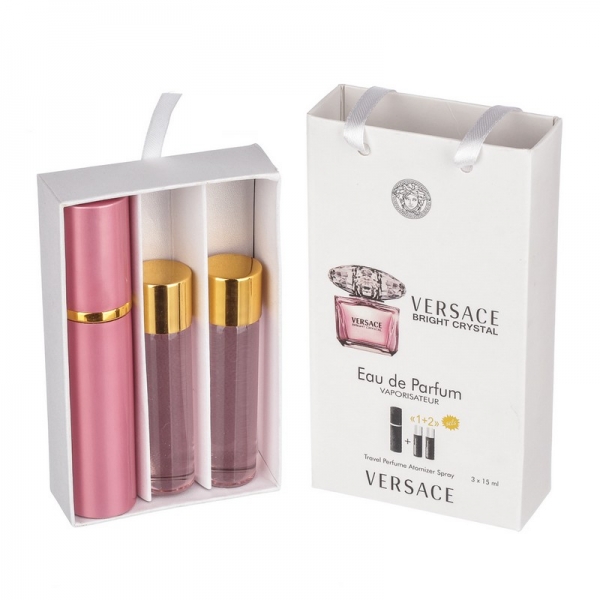 Versace Bright Crystal — духи с феромонами 45ml (3x15) для женщин
