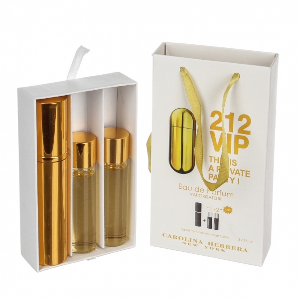 Carolina Herrera 212 Vip / духи с феромонами 45ml (3x15) для женщин