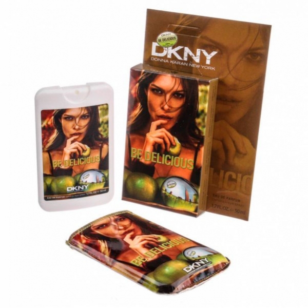 Donna Karan DKNY Be Delicious / мини-парфюм в кожаном чехле 50ml для женщин