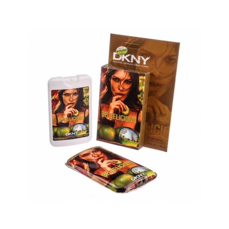 Donna Karan DKNY Be Delicious / мини-парфюм в кожаном чехле 50ml для женщин