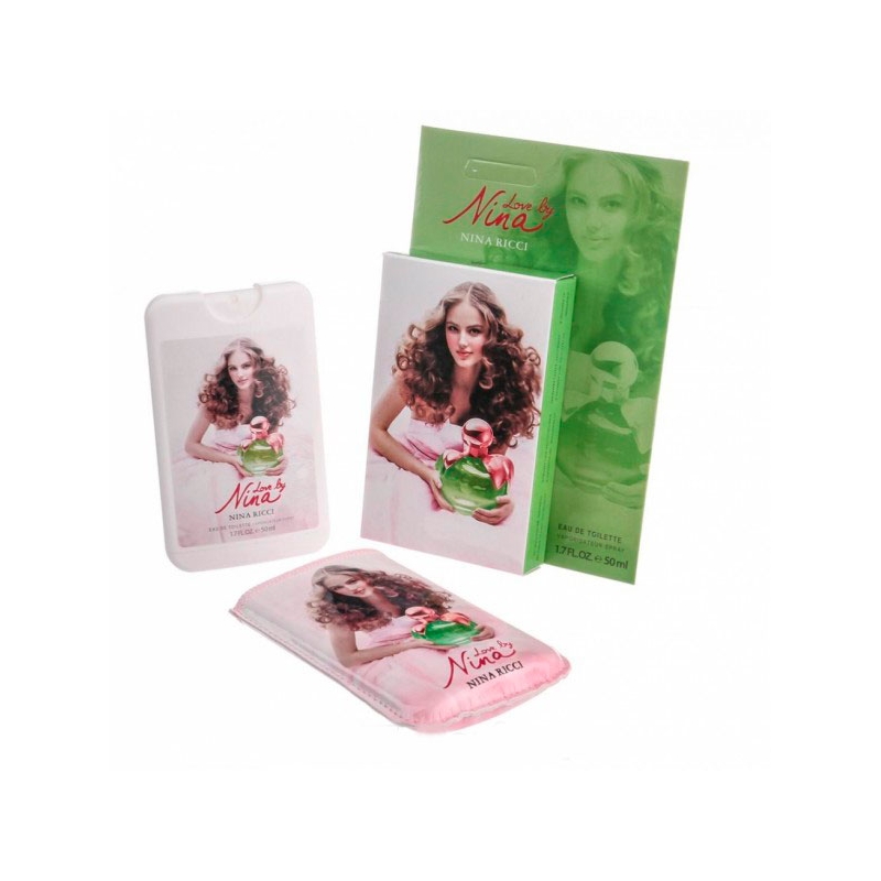 Nina Ricci Love by Nina — мини парфюм в кожаном чехле 50ml для женщин