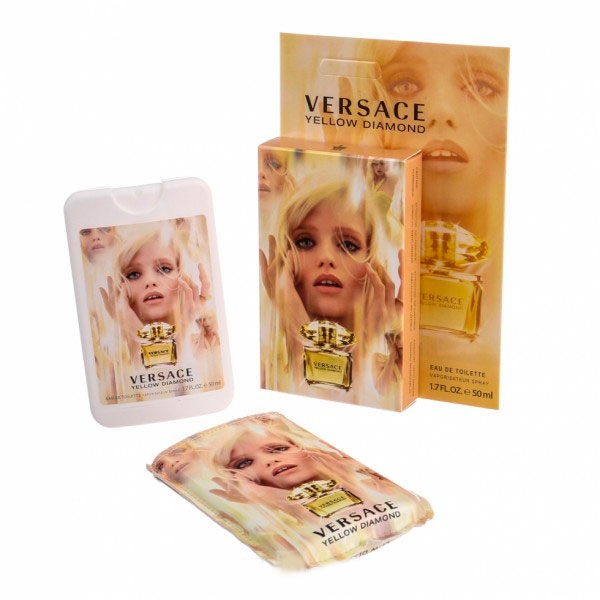 Versace Yellow Diamond / мини-парфюм в кожаном чехле 50ml для женщин