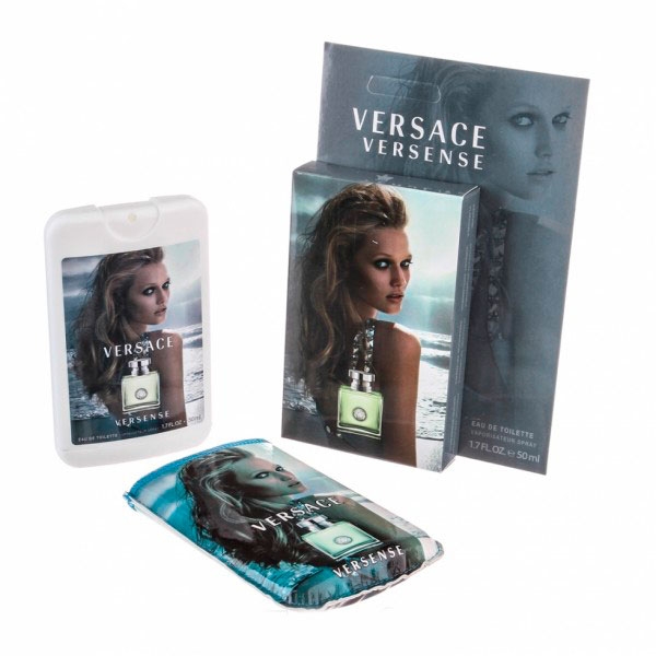 Versace Versense / мини-парфюм в кожаном чехле 50ml для женщин