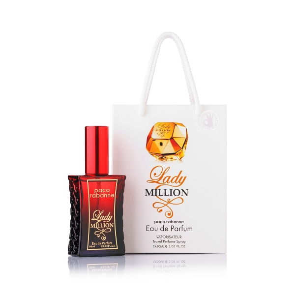 Paco Rabanne Lady Million — парфюмированная вода в подарочной упаковке 60ml для женщин