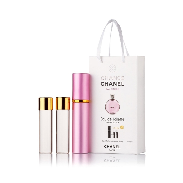 Chanel Chance Eau Tendre — духи с феромонами 45ml (3x15) для женщин