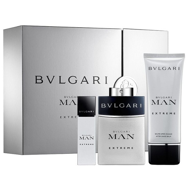 Bvlgari Man Extreme — набор (edt 100ml+edt 15ml+a/sh balm 100ml) для мужчин
