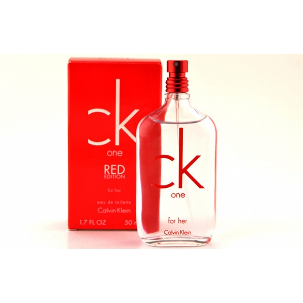 Calvin Klein CK One Red Edition for her / туалетная вода 50ml для женщин