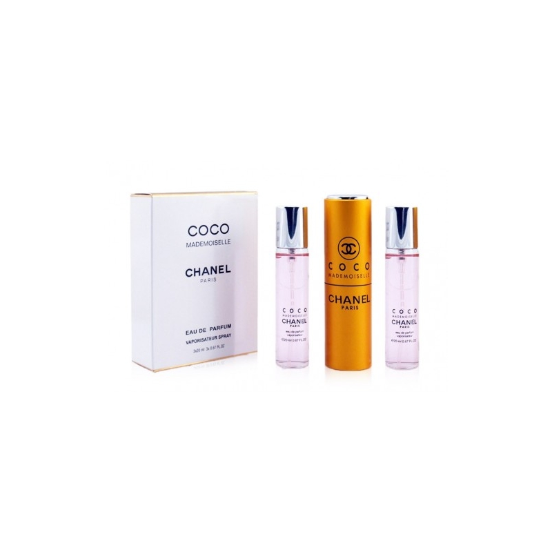 Chanel Coco Mademoiselle — парфюмированная вода 3*20ml для женщин Gabrielle Chanel