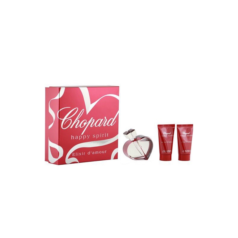 Chopard Happy Spirit Elixir d`amour / набор (edp 75ml+b/lot 50ml+sh/gel 50ml) для женщин