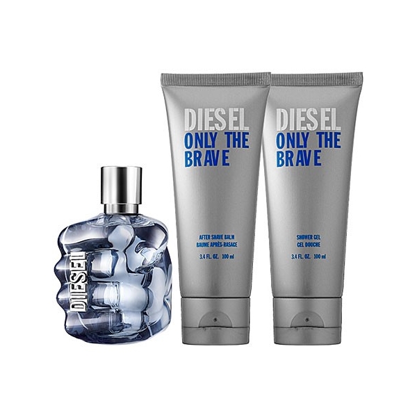 Diesel Only The Brave — набор (edt 75ml+a/sh 50ml+sh/gel 50ml) для мужчин