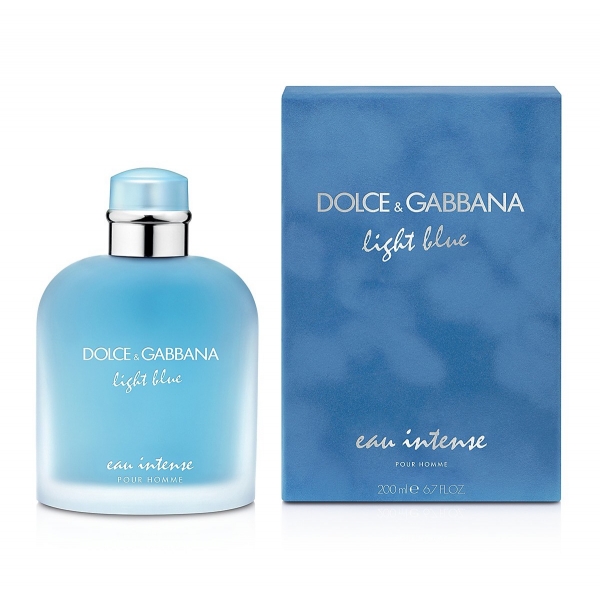 Dolce&Gabbana Light Blue Pour Homme Eau Intense — парфюмированная вода 200ml для мужчин