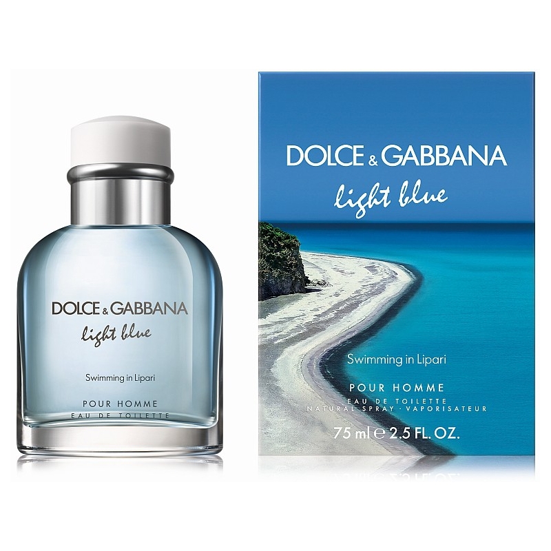 Dolce&Gabbana Light Blue Swimming In Lipari — туалетная вода 75ml для мужчин