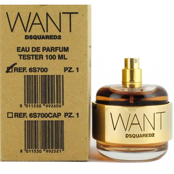 Dsquared2 Want / парфюмированная вода 100ml для женщин ТЕСТЕР