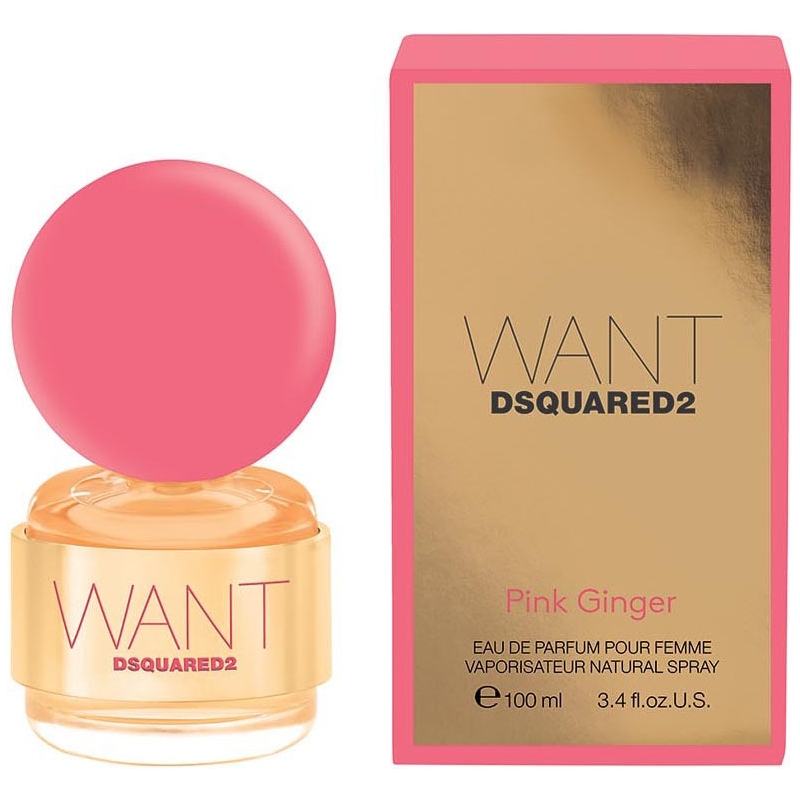 Dsquared2 Want Pink Ginger — парфюмированная вода 100ml для женщин