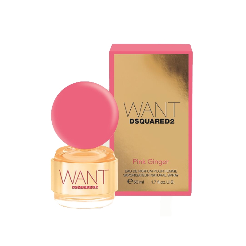Dsquared2 Want Pink Ginger — парфюмированная вода 50ml для женщин