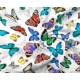 Бабочки 3Д, перкаль