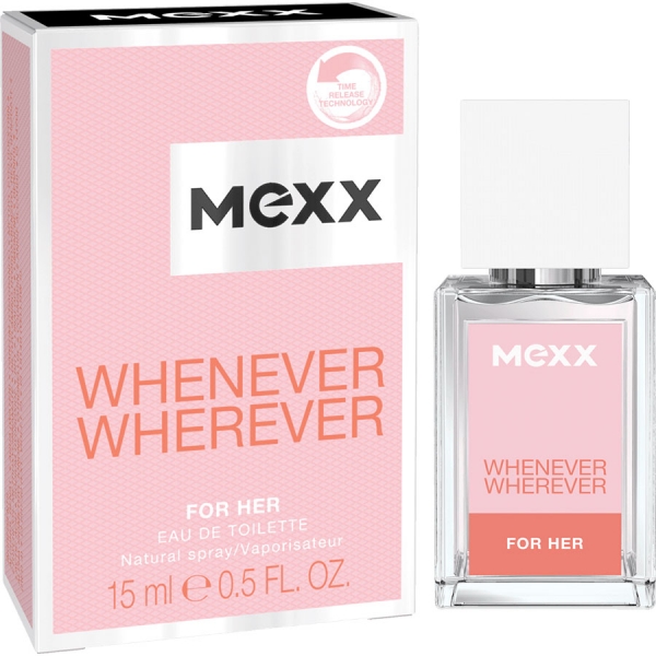 Mexx Whenever Wherever For Her — туалетная вода 15ml для женщин