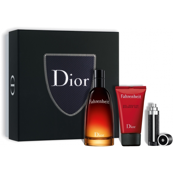 Christian Dior Fahrenheit — набор (edt 100ml+edt 10ml sh/gel 50ml) для мужчин