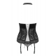 Потрясающий черный корсет Obsessive Ailay corset