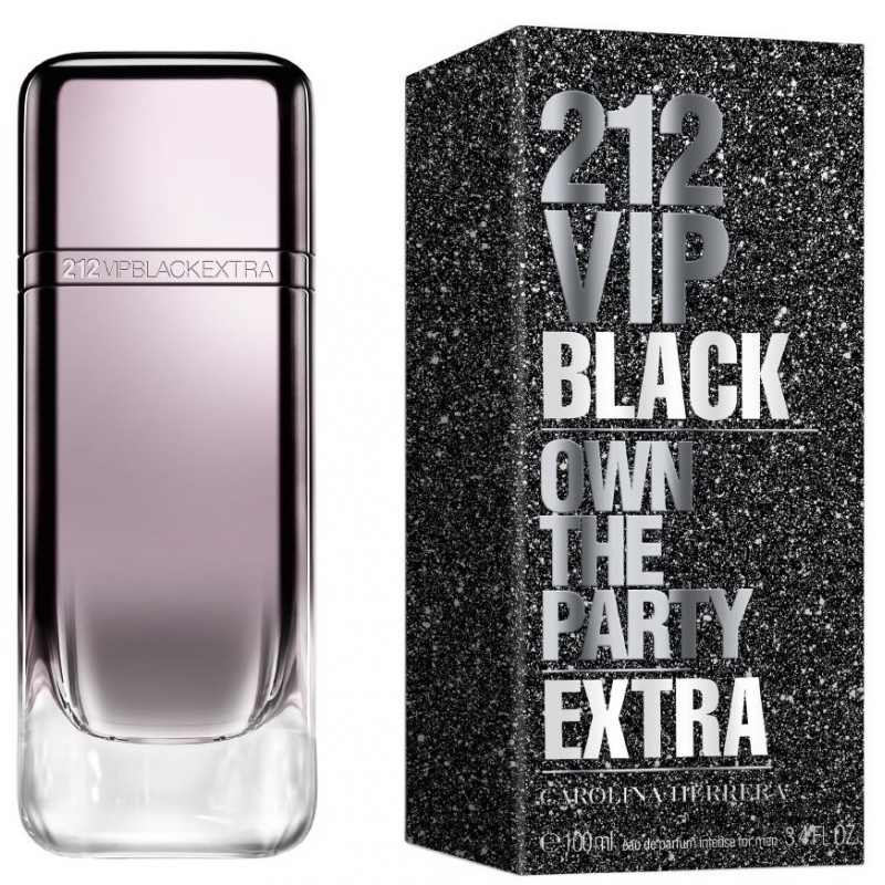 Carolina Herrera 212 VIP Black Extra — парфюмированная вода 100ml для мужчин