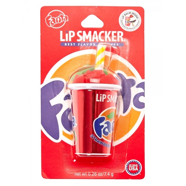 Lip Smacker Fanta Бальзам для губ, клубничный 7.4g