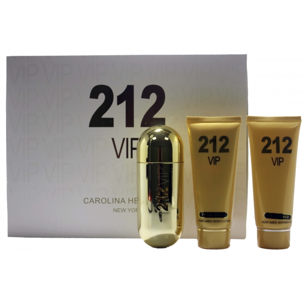 Carolina Herrera 212 Vip — набор (100ml edp+100ml body lotion+100ml body cream) для женщин лицензия