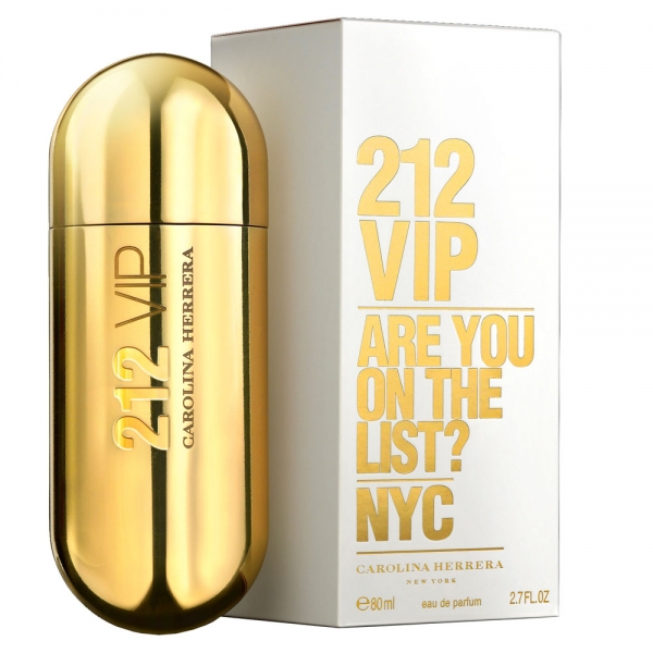 Carolina Herrera 212 VIP Gold — парфюмированная вода 100ml для женщин лицензия (normal)
