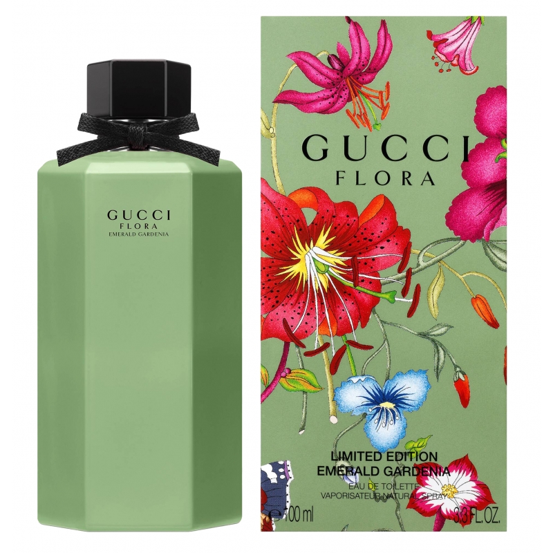 Gucci Flora Emerald Gardenia — туалетная вода 100ml для женщин лицензия (lux)