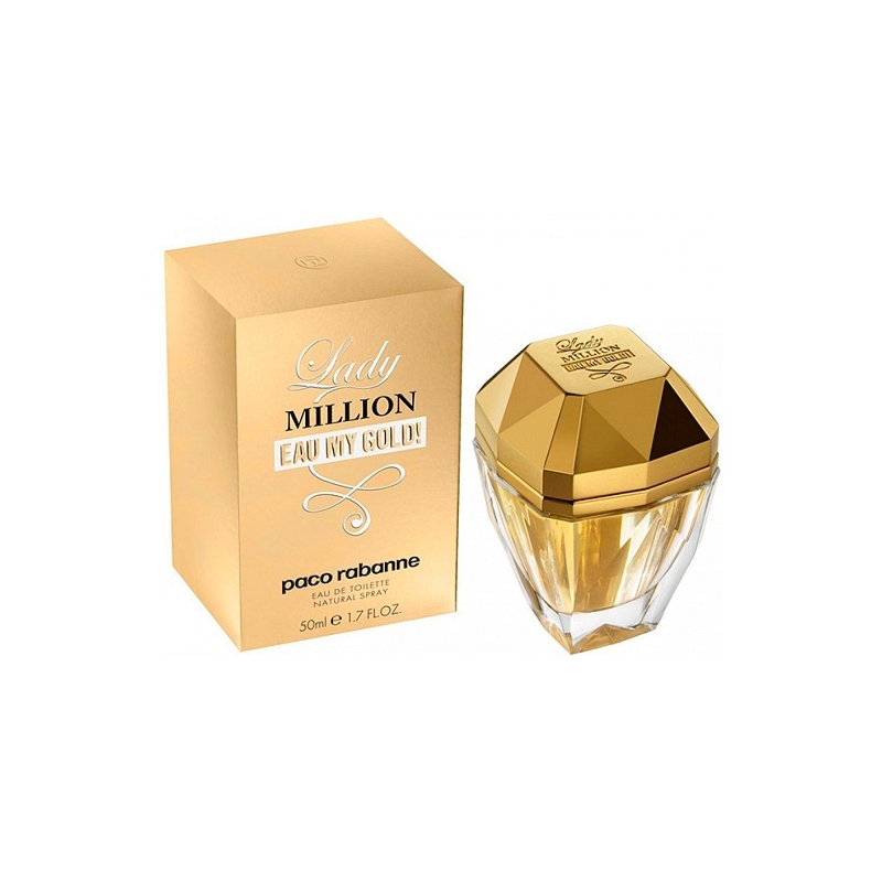 Paco Rabanne Lady Million Eau My Gold — парфюмированная вода 80ml для женщин лицензия (lux)