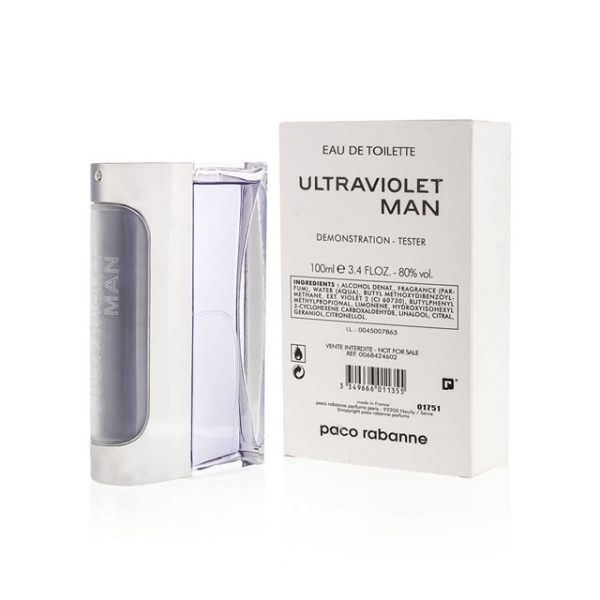 Paco Rabanne Ultraviolet Man — туалетная вода 100ml для мужчин ТЕСТЕР ЛИЦЕНЗИЯ LUX
