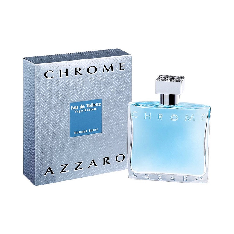 Azzaro Chrome — туалетная вода 50ml для мужчин примятые